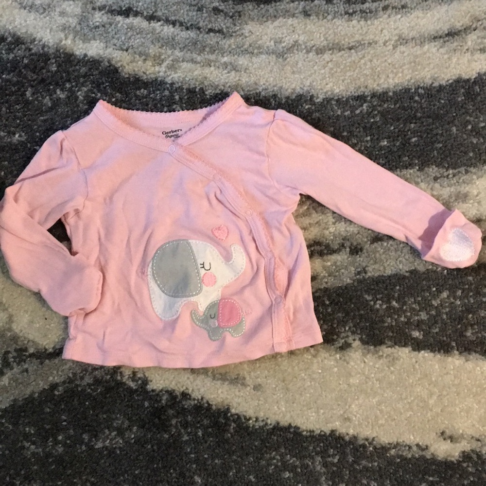 3-6 Gerber Pink Top